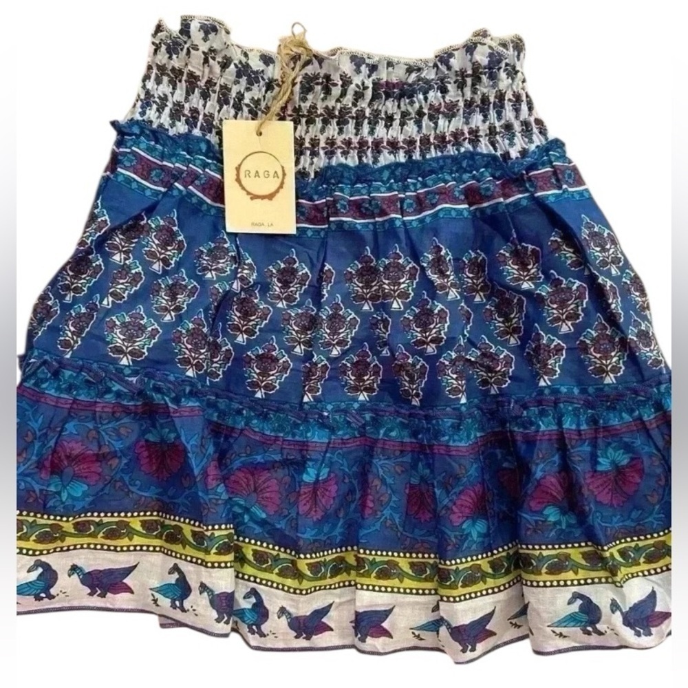 RAGA Boho Mini Skirt,‎ NEW medium